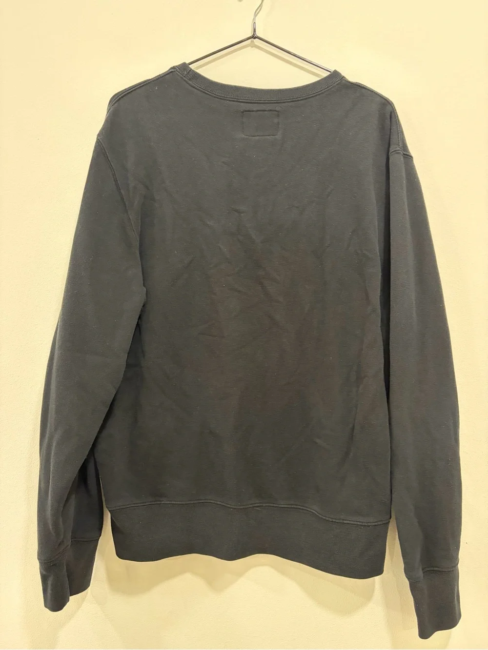 Toronto Raptors Black Crewneck Sweatshirt with Cream Lettering